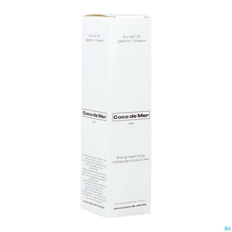 Coco de mer spf30 visage corps 50ml