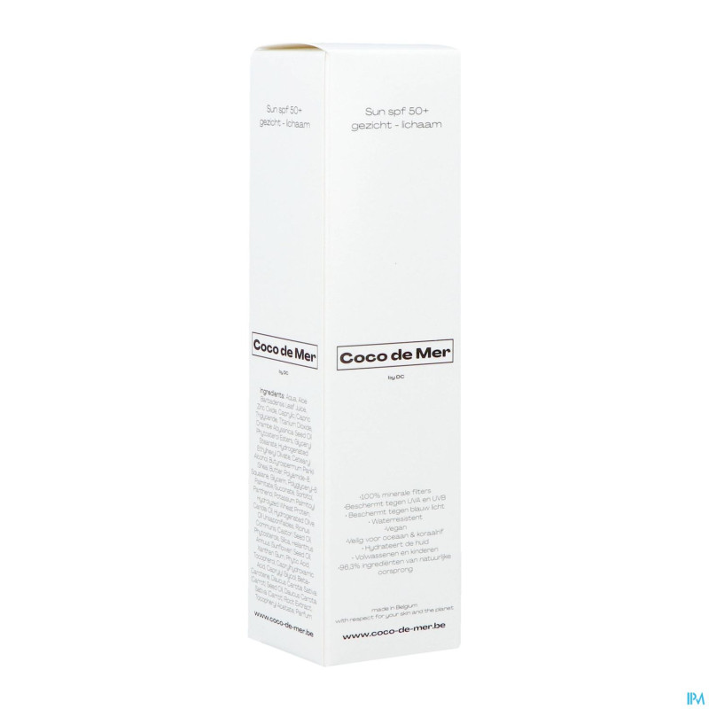 Coco de mer spf50 visage corps 50ml