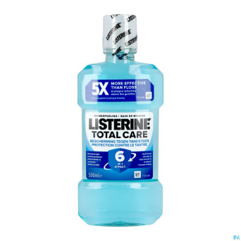 Listerine total care protection a/tartre 500ml nf