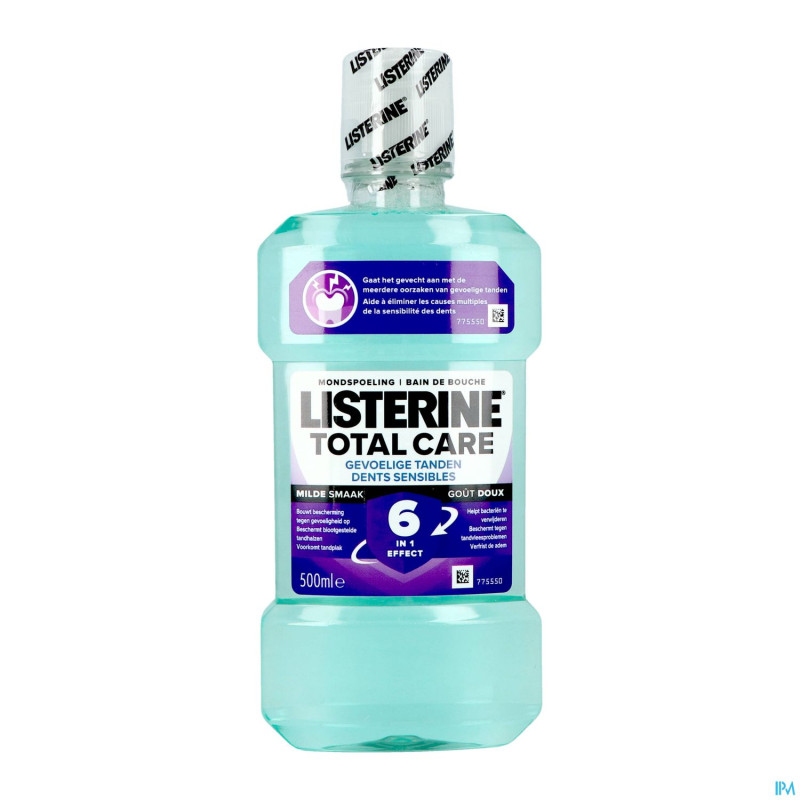 Listerine total care dents sensibles    500ml nf
