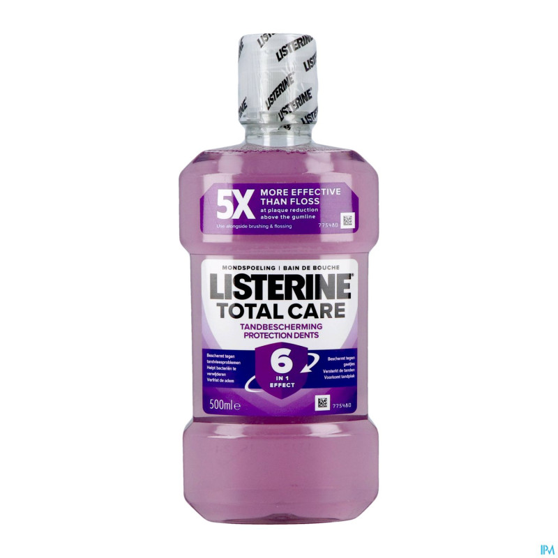 Listerine total care protection dents    500ml nf