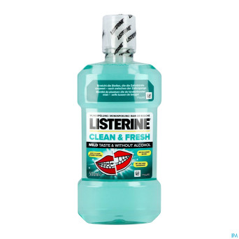 Listerine clean & fresh    500ml nf