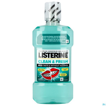 Listerine clean & fresh    500ml nf