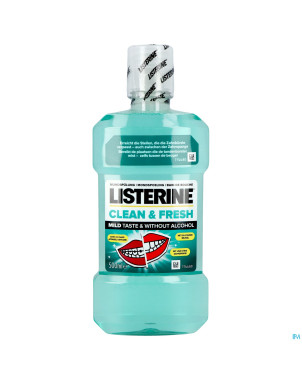 Listerine clean & fresh    500ml nf
