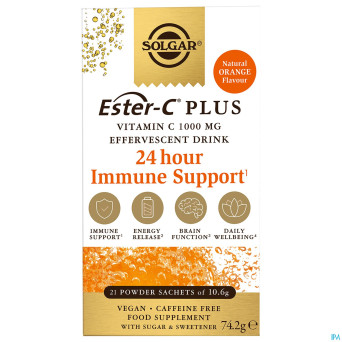 Solgar ester-c plus efferv.1000mg    sach 21x10,6g