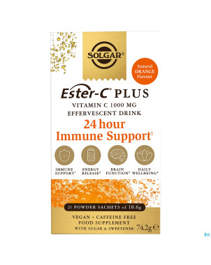Solgar ester-c plus efferv.1000mg    sach 21x10,6g