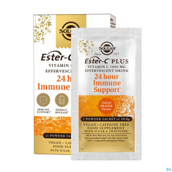 Solgar ester-c plus efferv.1000mg    sach 21x10,6g