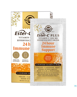 Solgar ester-c plus efferv.1000mg    sach 21x10,6g