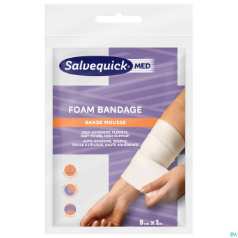 Salvequick foam plaster    8cmx1m