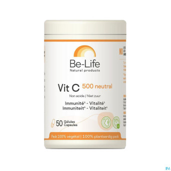 Vit c 500 neutral be life nf caps 50 rempl.4200416