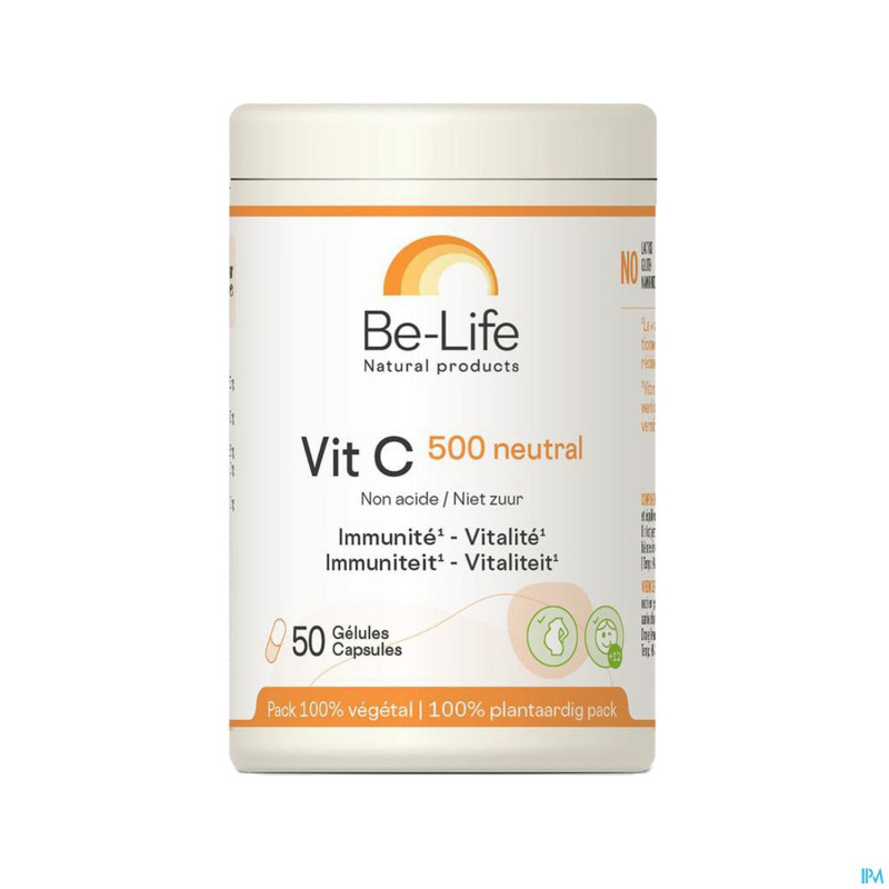 Vit c 500 neutral be life nf caps 50 rempl.4200416