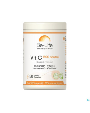 Vit c 500 neutral be life nf caps 50 rempl.4200416