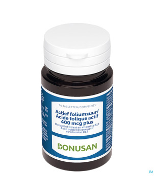 Actief foliumzuur 400 complex tabl 90 bonusan