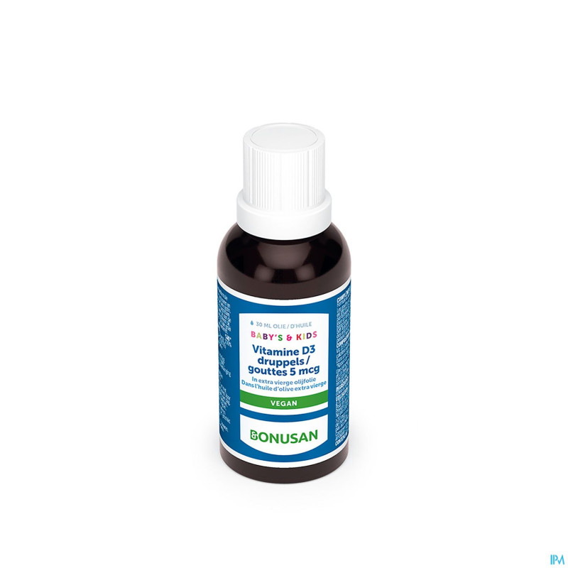 Vitamine enfant d3 5mcg gouttes    30ml bonusan