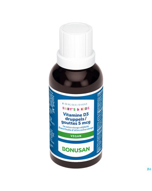 Vitamine enfant d3 5mcg gouttes    30ml bonusan