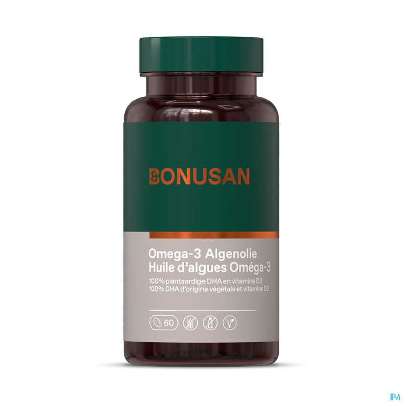 Omega 3 algenolie    softcaps 60 bonusan