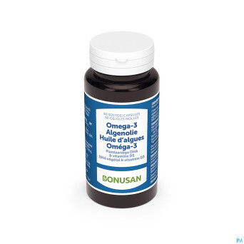 Omega 3 algenolie    softcaps 60 bonusan
