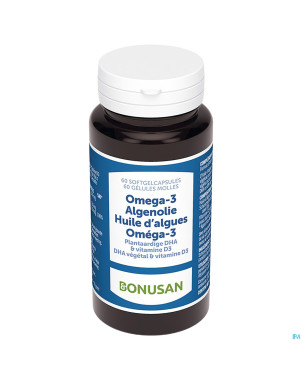 Omega 3 algenolie    softcaps 60 bonusan