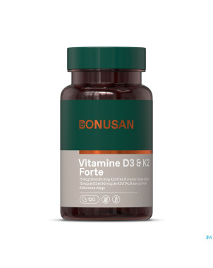 Vitamine d3 & k2    softcaps 120 bonusan