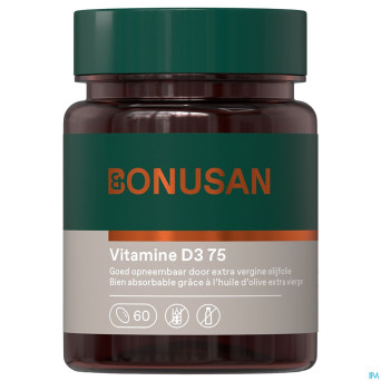 Vitamine d3 75mcg/ 3000 ie    softcaps 60 bonusan