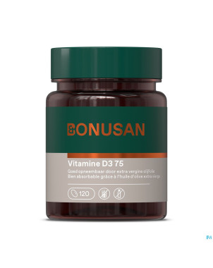 Vitamine d3 75mcg/ 3000 ie    softcaps 120 bonusan