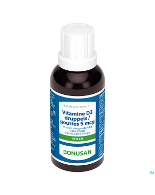 Vitamine d3 5mcg gouttes    30ml bonusan