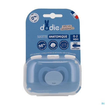 Dodie sucette anatomique newborn 0-2m bleu