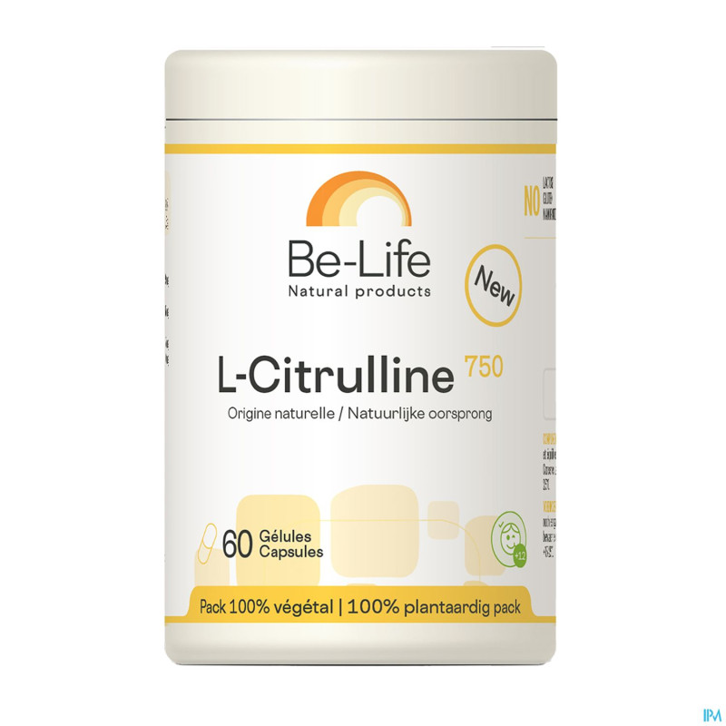 L-citrulline 750 be life caps 60