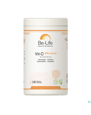 Vit c 500 neutral be life caps180 nf rempl.4509352
