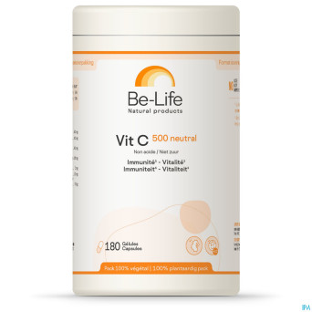 Vit c 500 neutral be life caps180 nf rempl.4509352