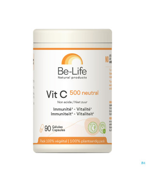 Vit c 500 neutral be life caps 90 nf rempl.3274537