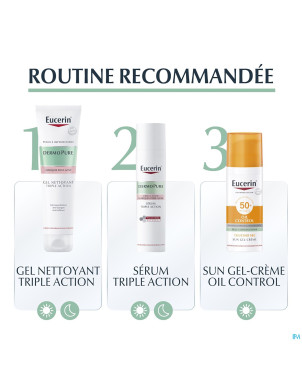 Eucerin dermopure triple action gel nettoy.  150ml
