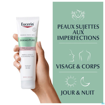 Eucerin dermopure triple action gel nettoy.  150ml