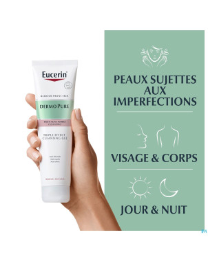 Eucerin dermopure triple action gel nettoy.  150ml