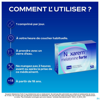 Noxarem melatonine forte 5mg    comp 50