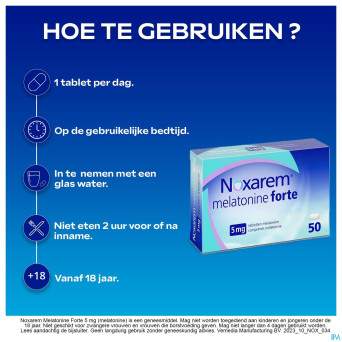 Noxarem melatonine forte 5mg    comp 50