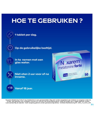 Noxarem melatonine forte 5mg    comp 50