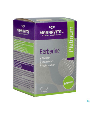 Mannavital berberine platinum    v-caps 60