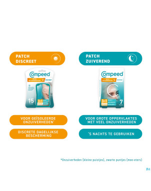 Compeed a/imperfections purifiant    patchs 7