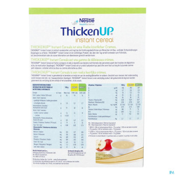 Thickenup instant cereal pomme noisette   pdr 450g