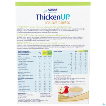 Thickenup instant cereal pomme noisette   pdr 450g