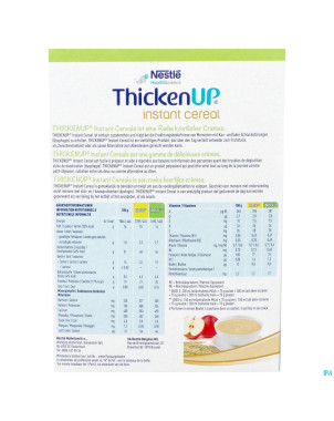 Thickenup instant cereal pomme noisette   pdr 450g