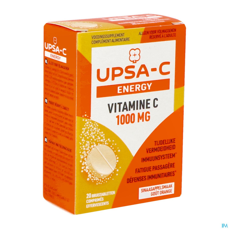 Upsa c energy 1000mg    comp efferv. 20