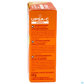 Upsa c energy 1000mg    comp efferv. 20