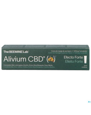 Beemine lab alivium cbd cr massage chaud&froid75ml
