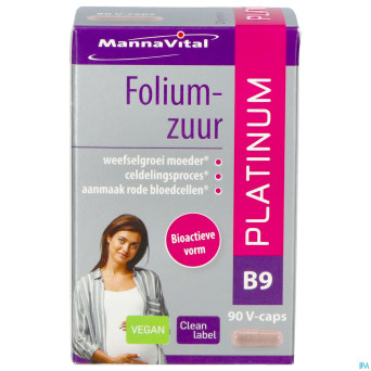 Mannavital acide folique platinum    v-caps 90