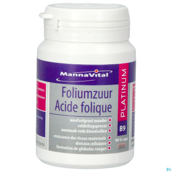 Mannavital acide folique platinum    v-caps 90