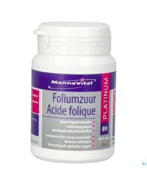 Mannavital acide folique platinum    v-caps 90