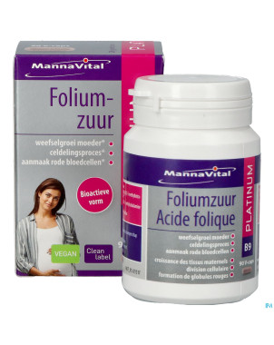 Mannavital acide folique platinum    v-caps 90
