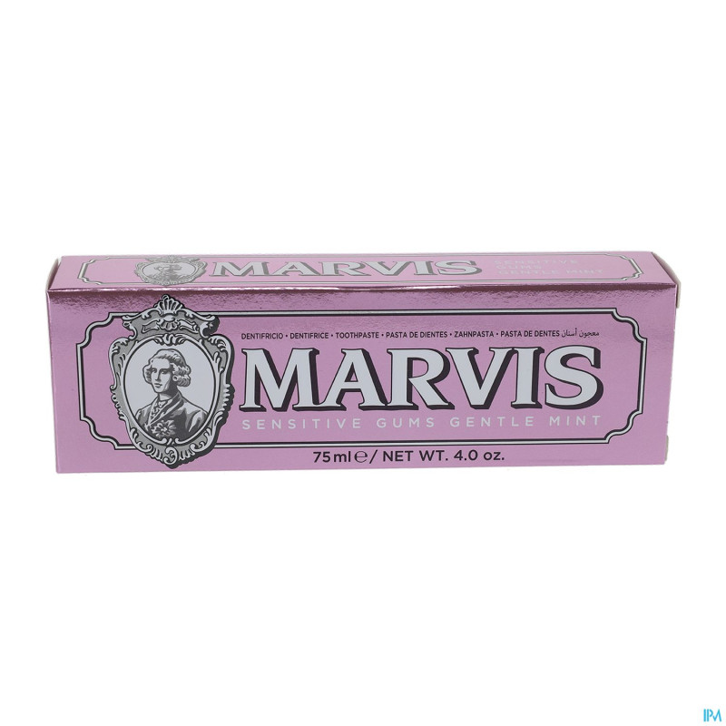 Marvis dentifrice sensitive menthe douce    75ml